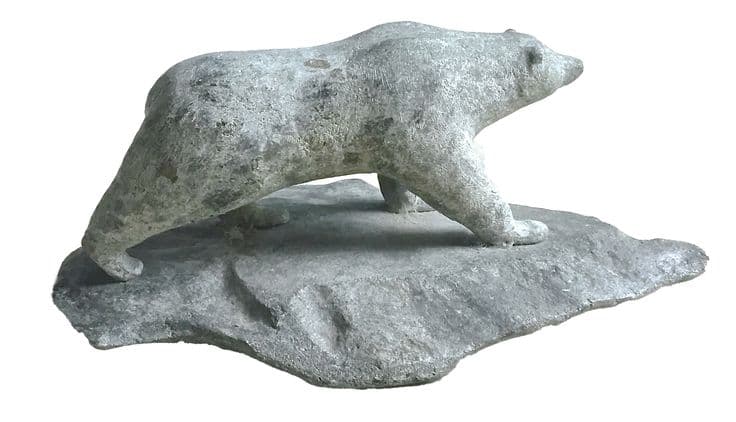 Carved Stone Bear Sculpture | Bear sculptures, Stone carving, Sculpture