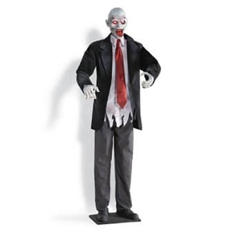 Animated Shaking Zombie | Grandin Road | Halloween props scary ...