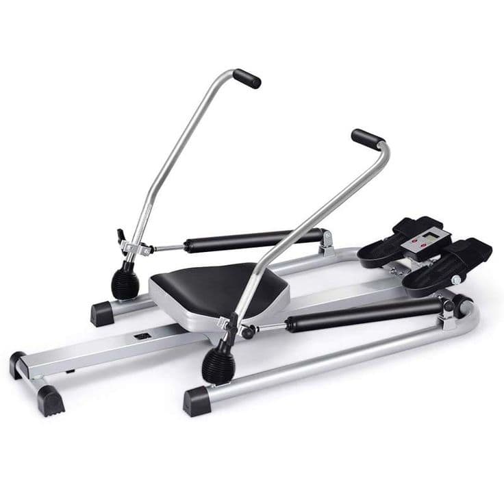 Full Motion Hydraulic Rowing Machine for Cardio Exercise, Folding Rower ...