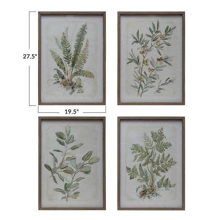 Hello Honey® Wood Framed Botanical Image Set | Michaels | Framed ...