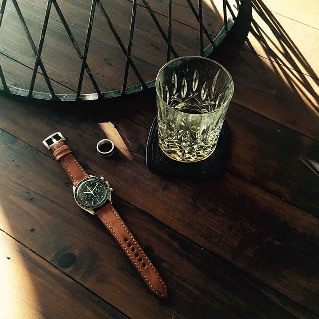 Bas and Lokes English tan "Camden" padded handcrafted leather ...