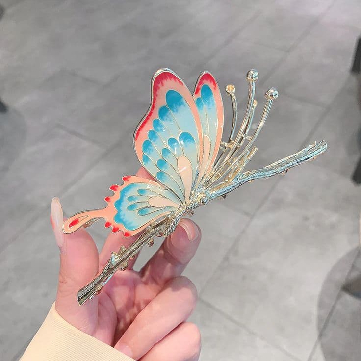 Butterfly Metal Claw Clips | Butterfly hair clip, Butterfly hair, Hair ...
