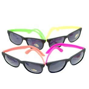 Rhode Island Novelty Assorted Neon Sunglasses, Pack of 12 | Sunglasses ...