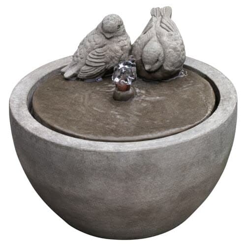 10" Bird Fountain - Gray - Campania International | Bird fountain ...