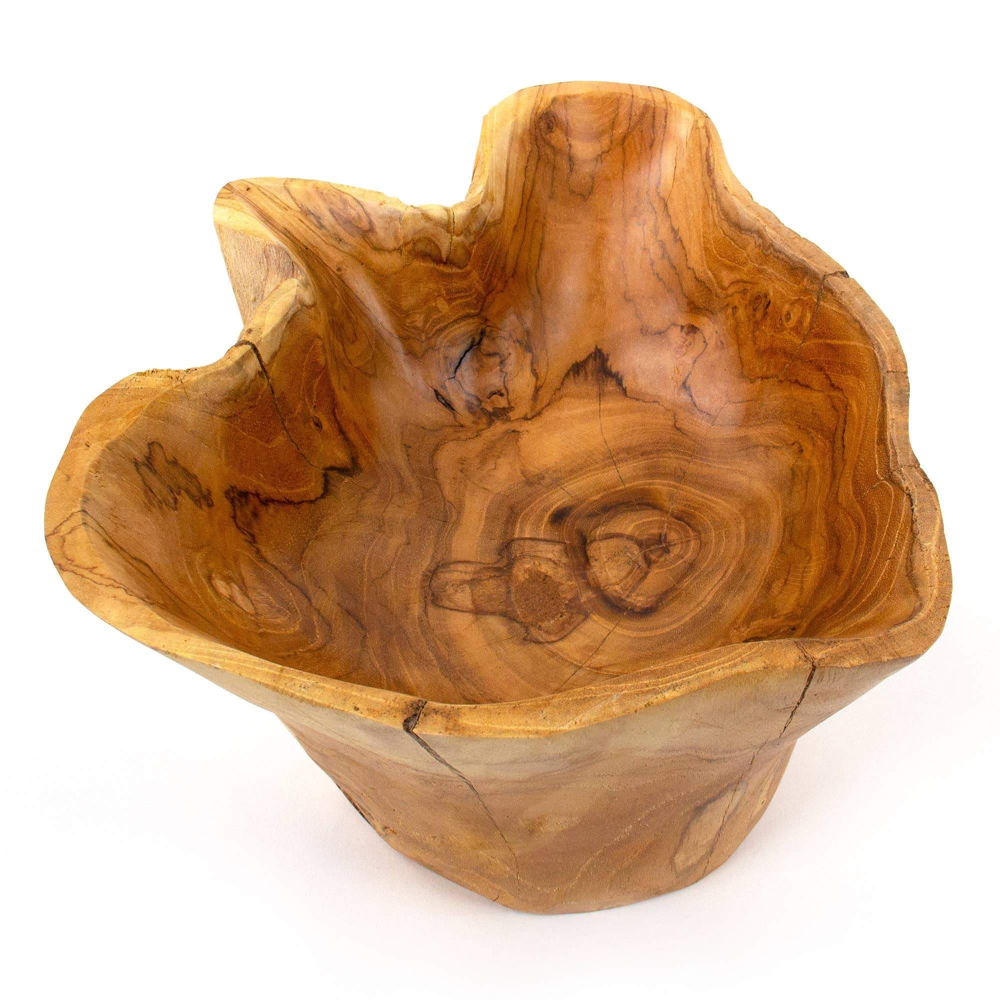 Organic Root Teak Bowl | Teak bowl, Decorative bowls, Teak wood bowls