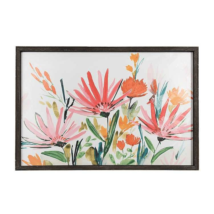 Funky Floral Framed Art Print from Kirkland's | Framed art prints ...