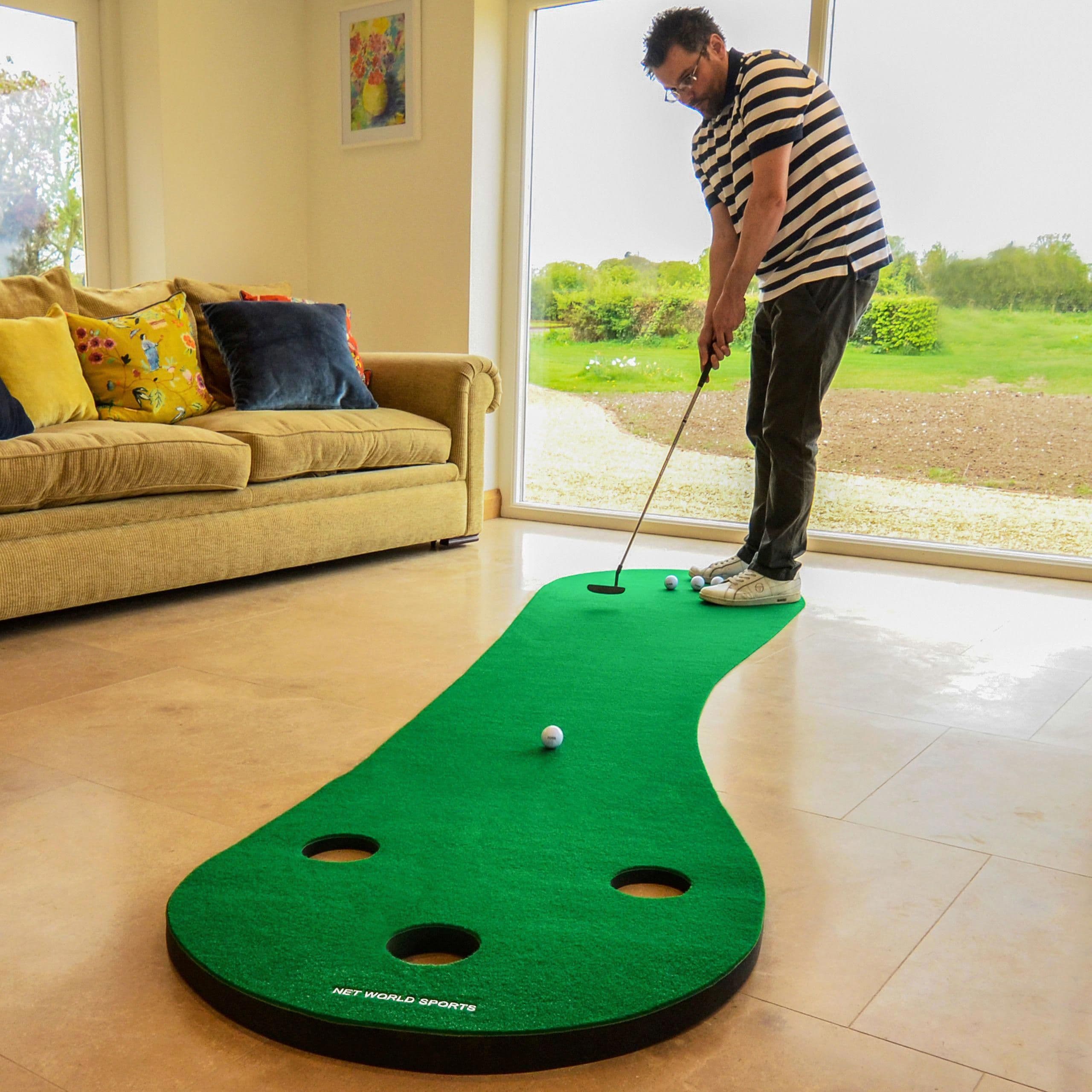 Our FORB Home Putting Mat has a 10ft by 2.6ft realistic putting surface ...
