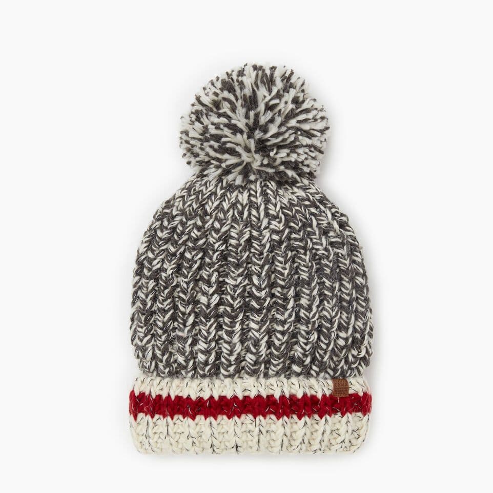 Chunky Cabin Pom Pom Toque | Accessories, Hats | Roots | Toque, Pom pom ...