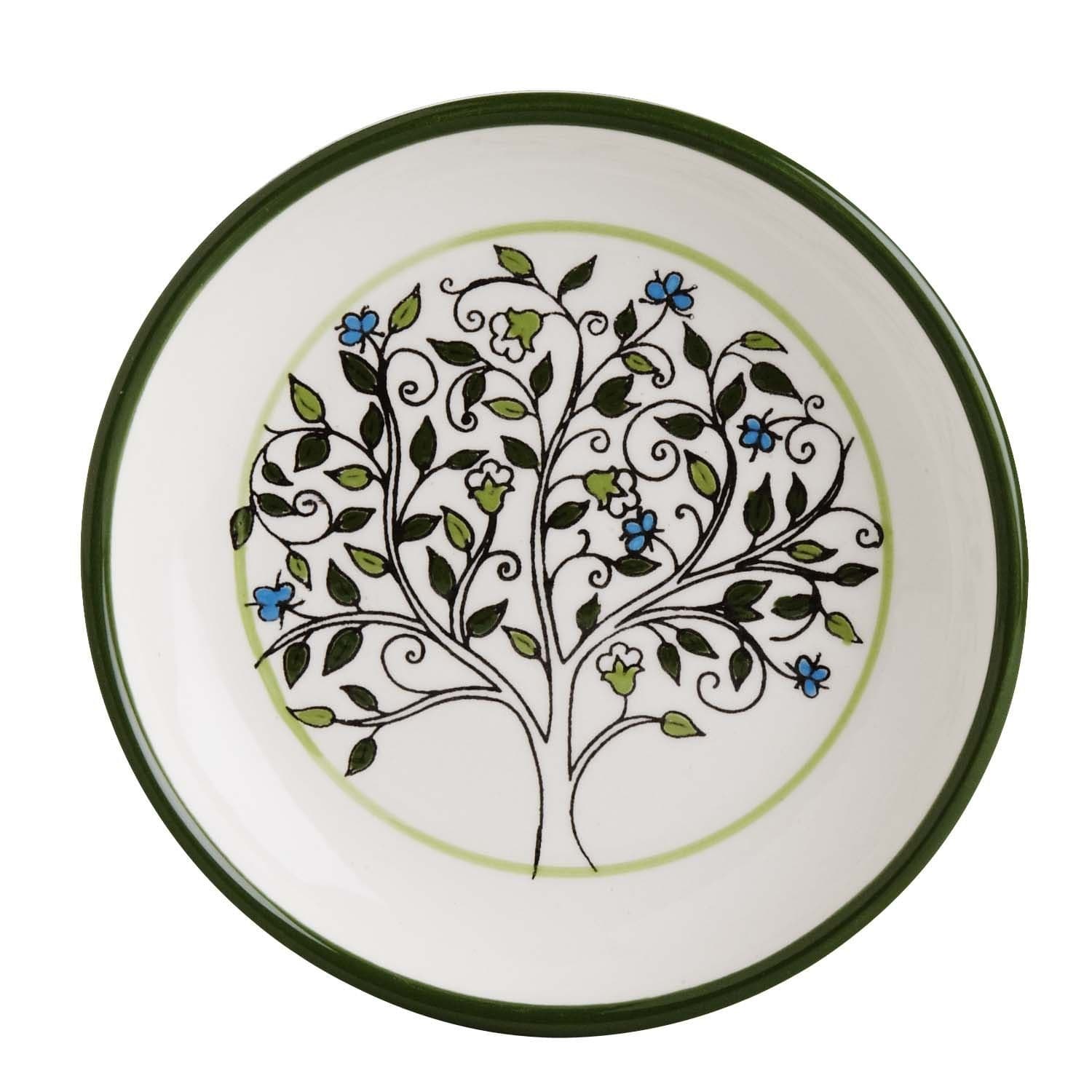 Tree of Life Dish Ten Thousand Villages | Glass blowing, Hand painted ...