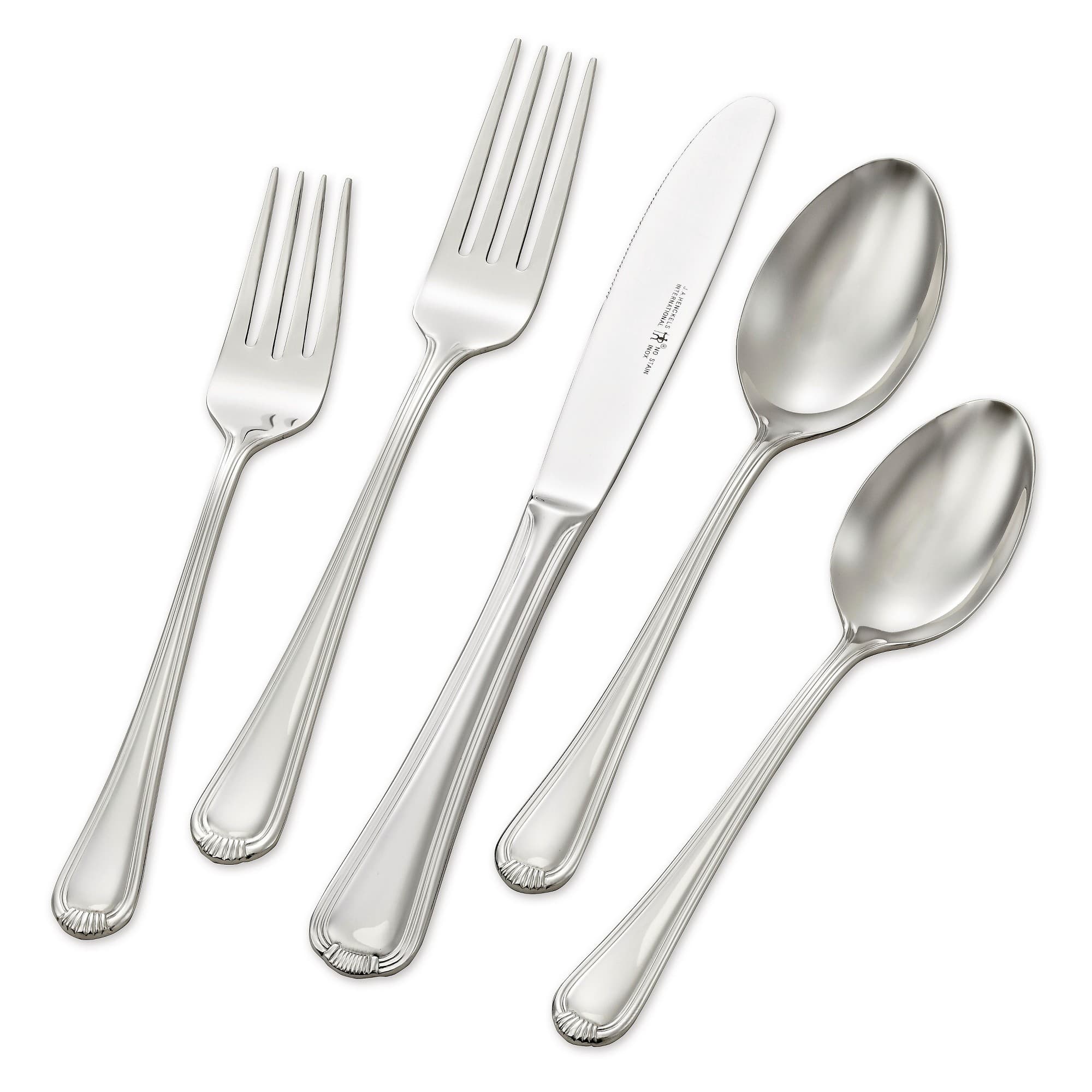 Henckels Alcea 65pc 18/10 Stainless Steel Flatware Set | Stainless ...