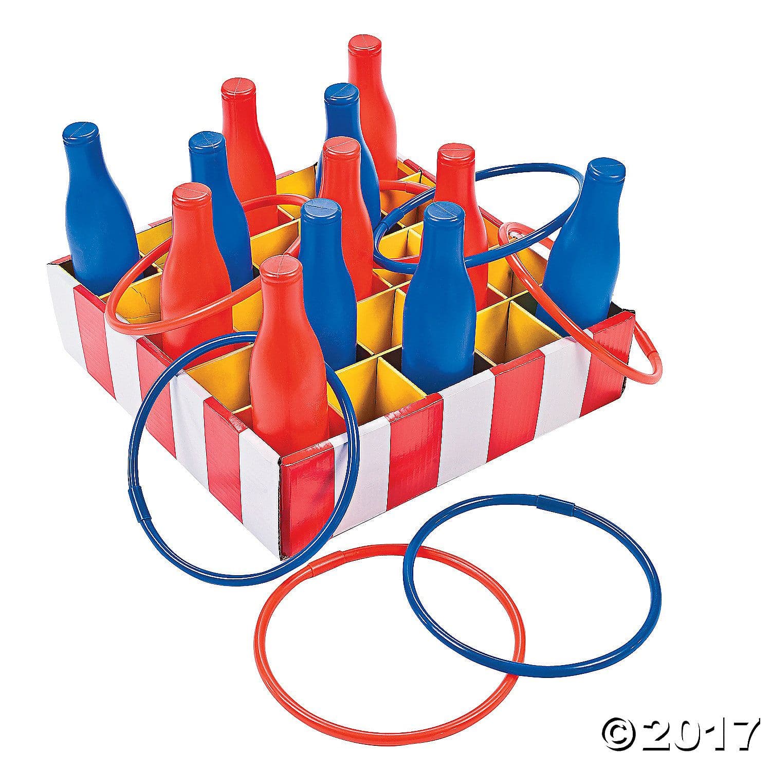 Carnival Bottle Ring Toss Game | Carnival party games, Carnival games ...