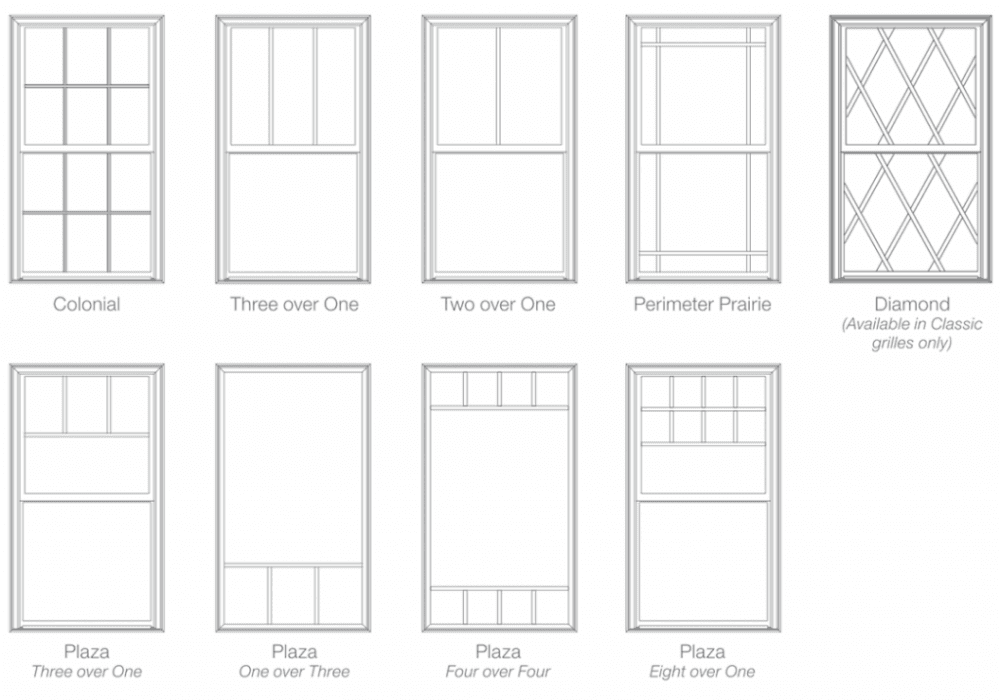 Grilles - Great Lakes Window | Prairie style windows, Window styles ...