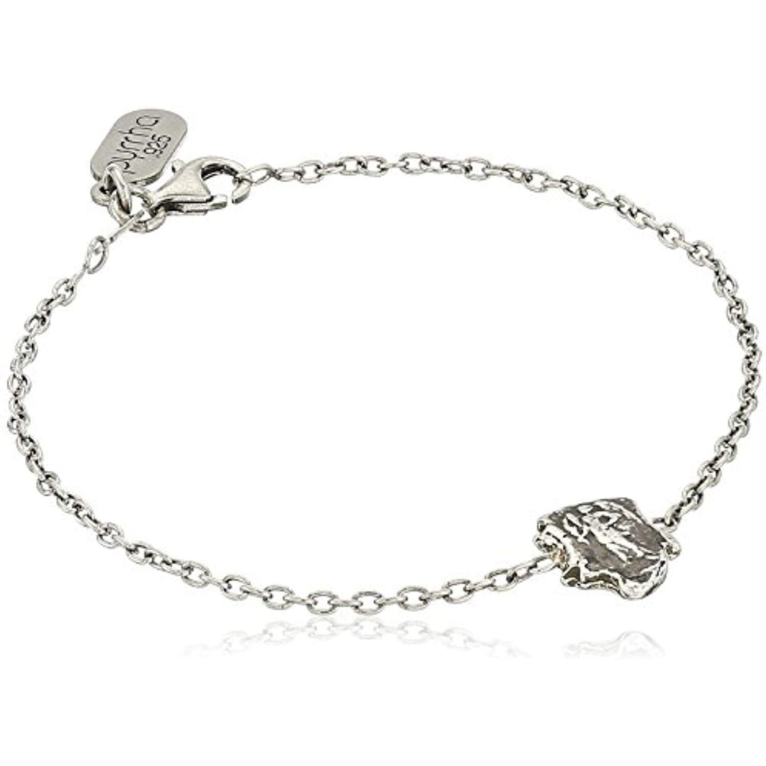 Pyrrha Sterling Silver Chain Bracelet, 7" | Silver chain bracelet ...