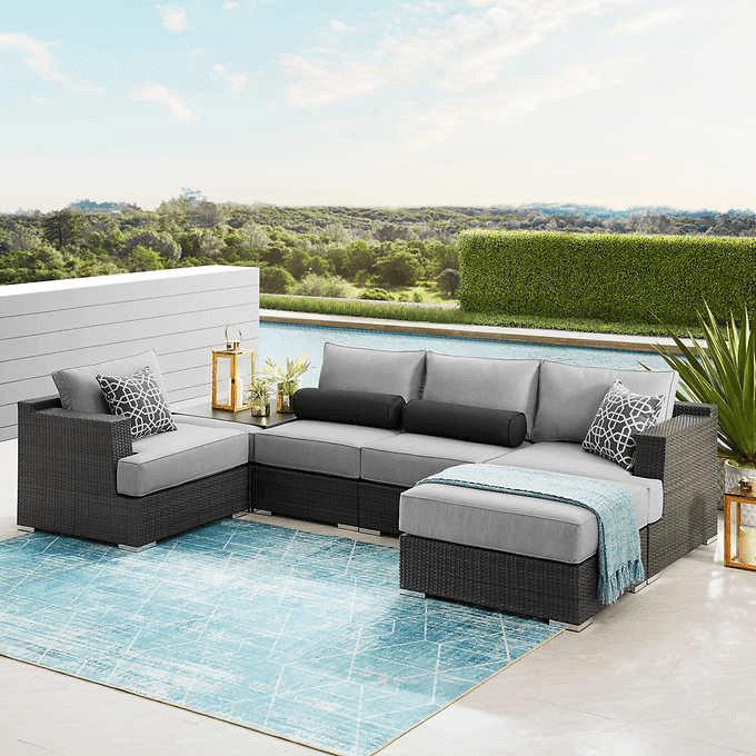 Sirio Niko 6-piece Modular Seating Set | Costco | Patio sectional ...