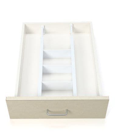 This White Expandable Five-Piece Drawer Divider Set is perfect! # ...