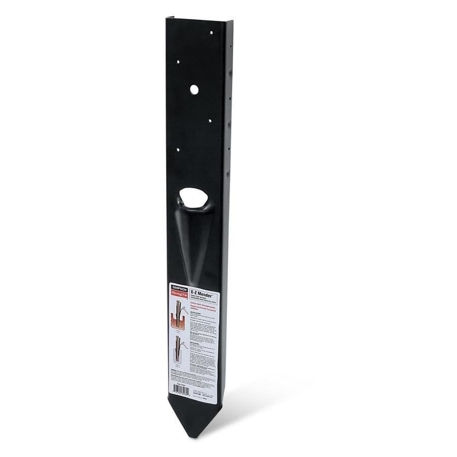 Simpson Strong-Tie 4-in x 4-in Powder-coated Wood To Concrete (Retrofit ...