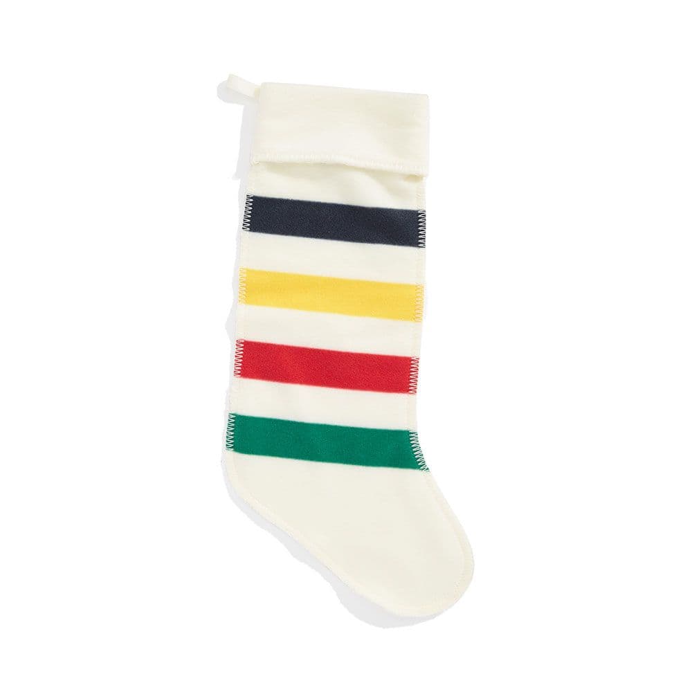 HUDSON'S BAY COMPANYThis oversize fleece stocking features the Hudson's ...