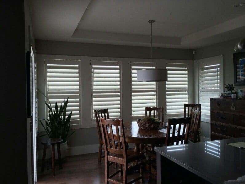 Shade-O-Matic polysatin shutters by Sheila's Window Toppers. | Shutters ...