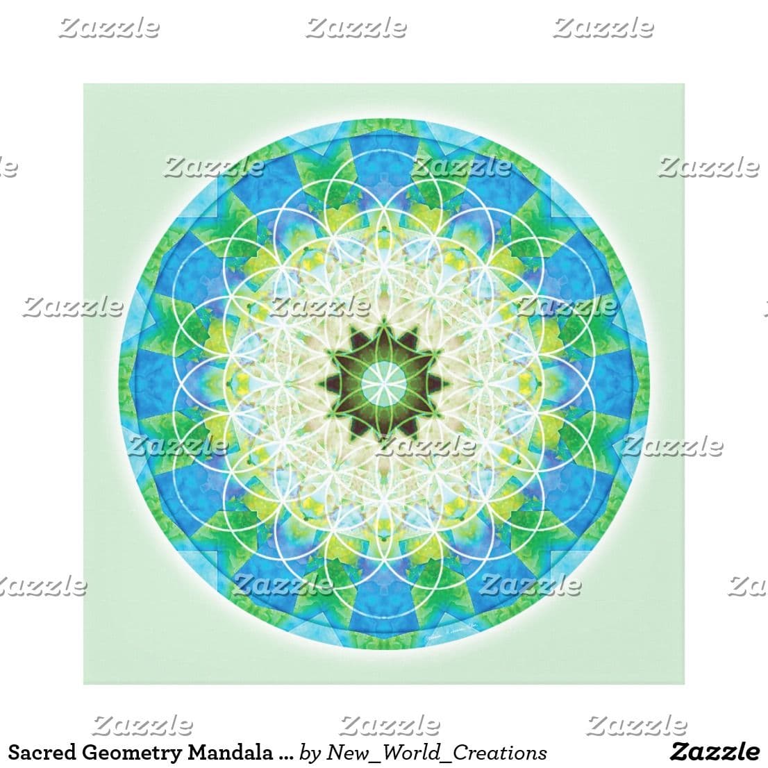Sacred Geometry Mandala 12 Canvas Print | Sacred geometry mandala ...