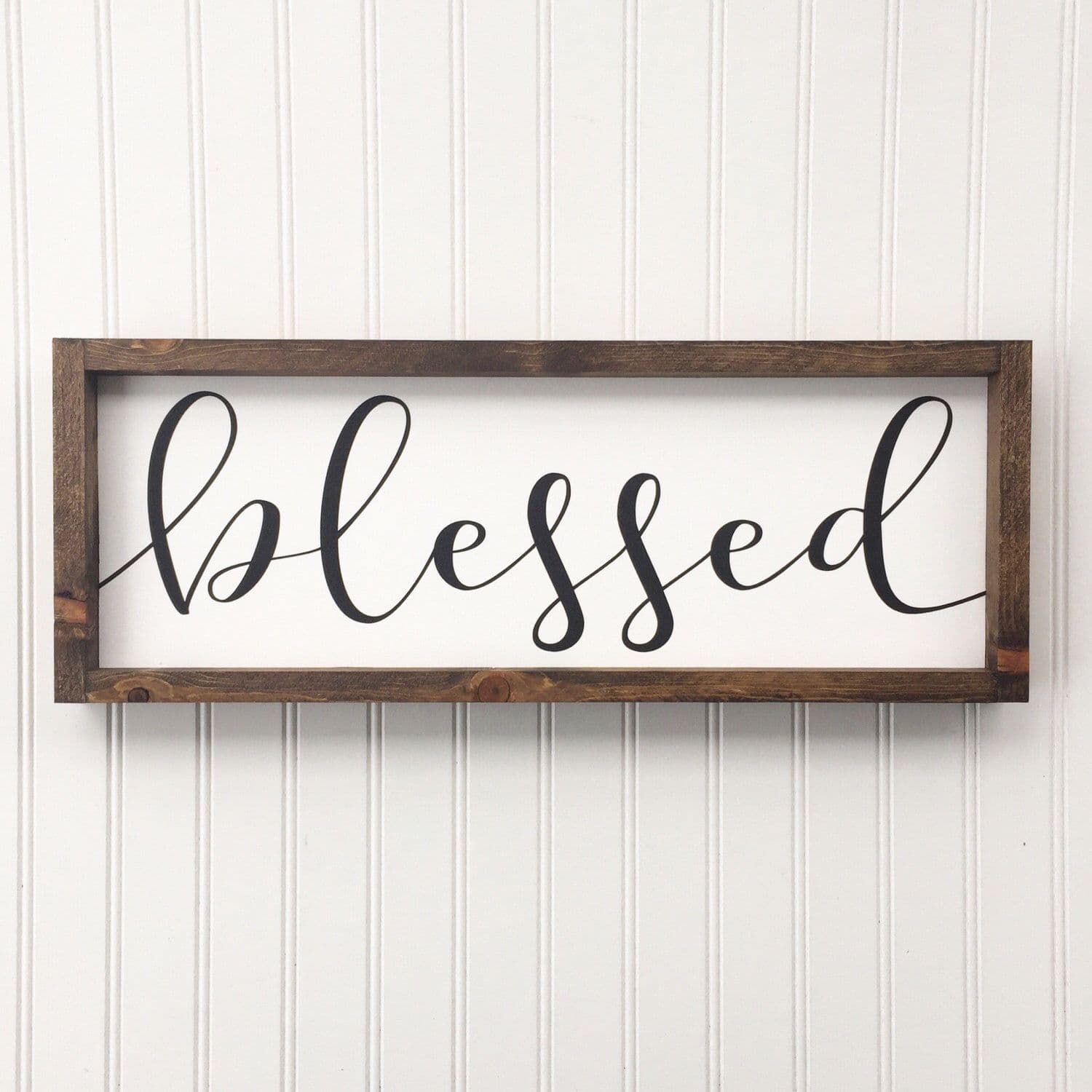 Blessed Wood Sign | Wall Art | Home Decor