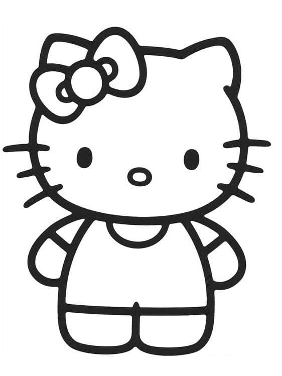 44 nápadů na nástěnce Hello Kitty | omalovánky, kočička, kreslení komiksů