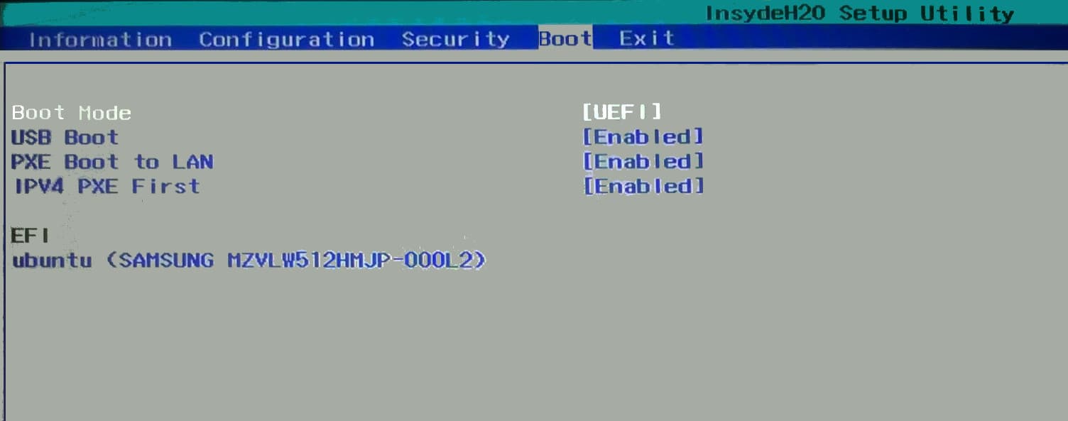 uefi - InsydeH20 BIOS does not recognize my bootable Windows 10 ...
