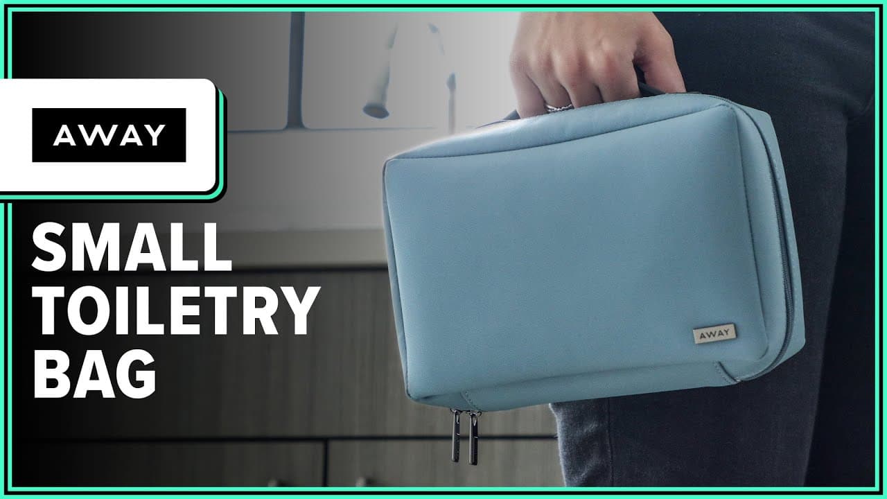 Away Small Toiletry Bag Review (2 Weeks of Use) - YouTube