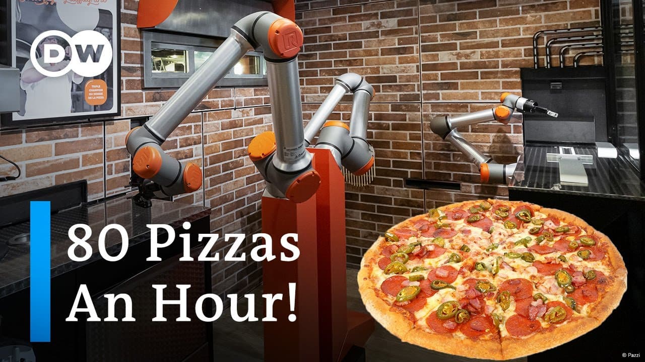 How the World's First Autonomous Pizza Robot Works - YouTube