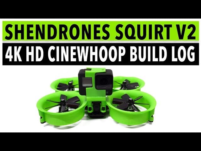 Shendrones Squirt V2 4K HD Cinewhoop - full build log part 1 - YouTube