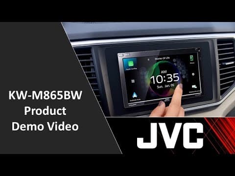 JVC KW-M865BW Digital Multimedia Receiver Product Demo Video - YouTube