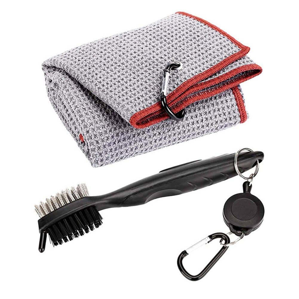 Golf Towel Brush tool Kit with Club Groove Cleaner... – Grandado