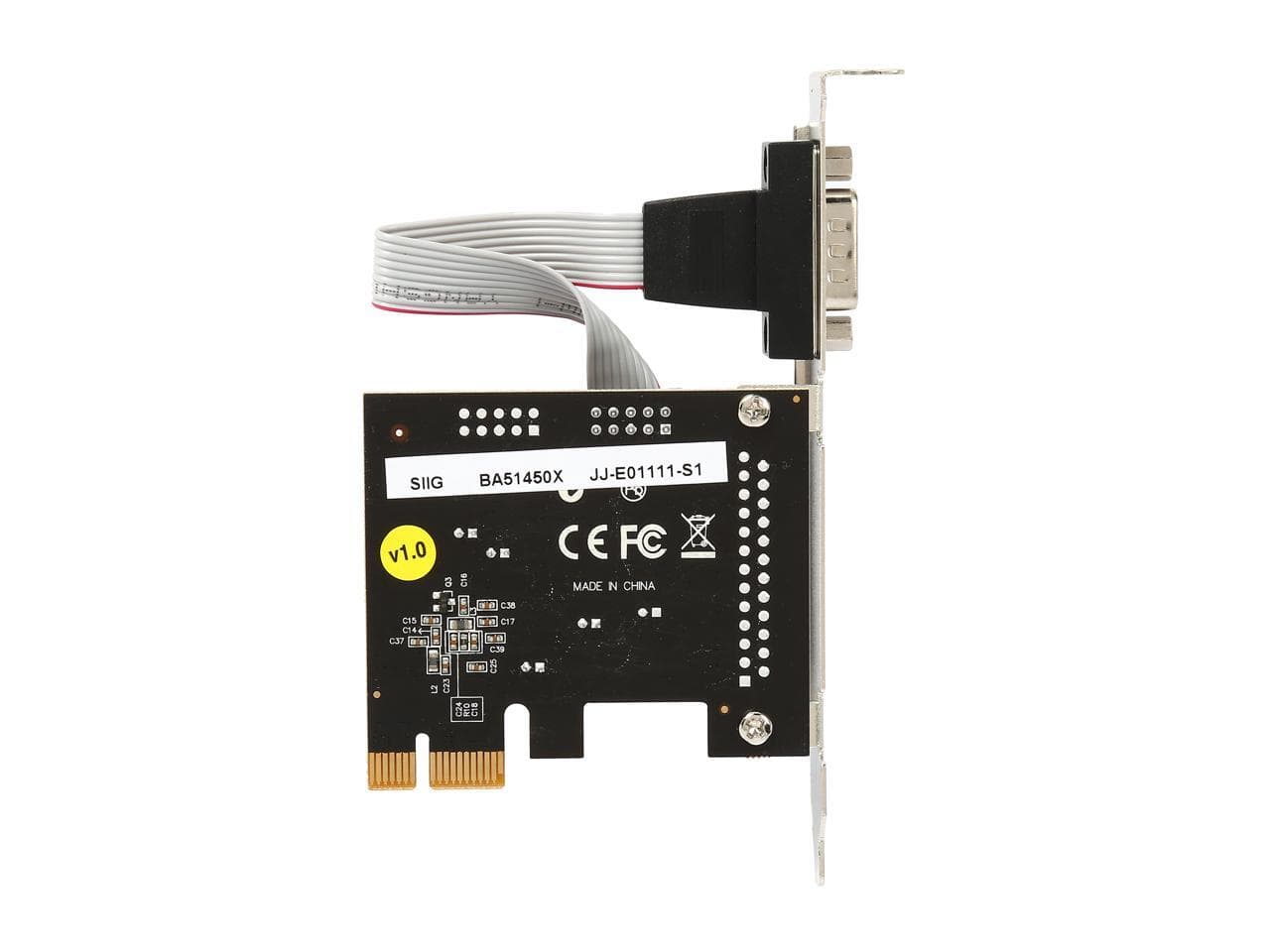 SIIG DP 1-Port RS232 Serial PCIe with 16950 UART serial adapter JJ ...