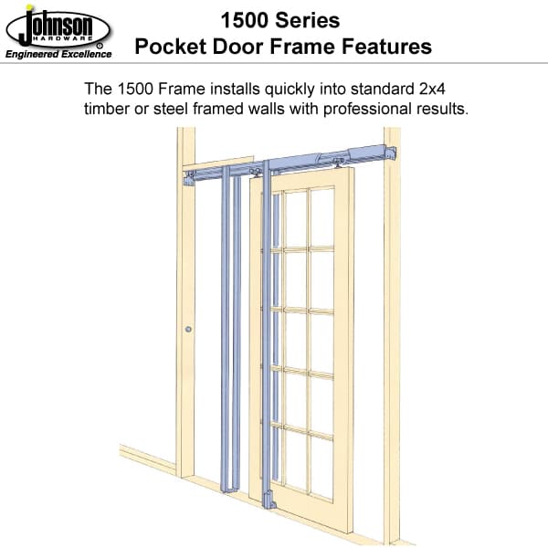 1500HD Series Pocket Door Frames | Johnsonhardware.com | Sliding ...