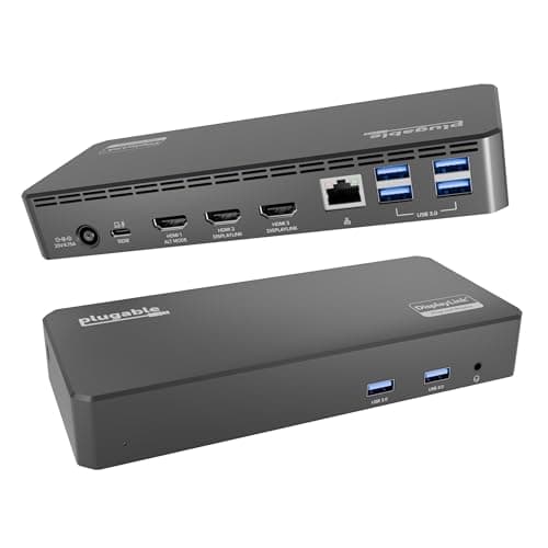 Station d accueil USB-C triple écran Plugable