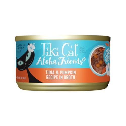 Tiki Cat Aloha Friends - 3 Oz. Can 12 Tr - Tuna Pumpkin, 1 Pack, One Size