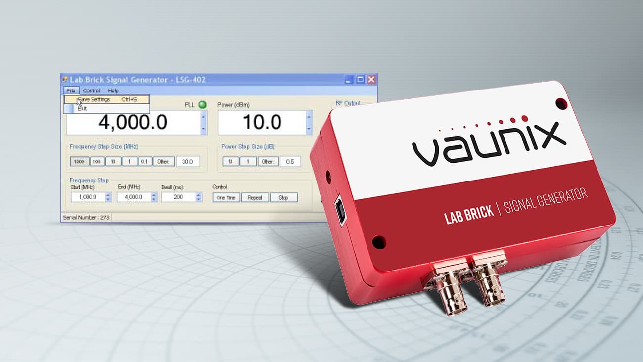 Vaunix: Lab Brick Software