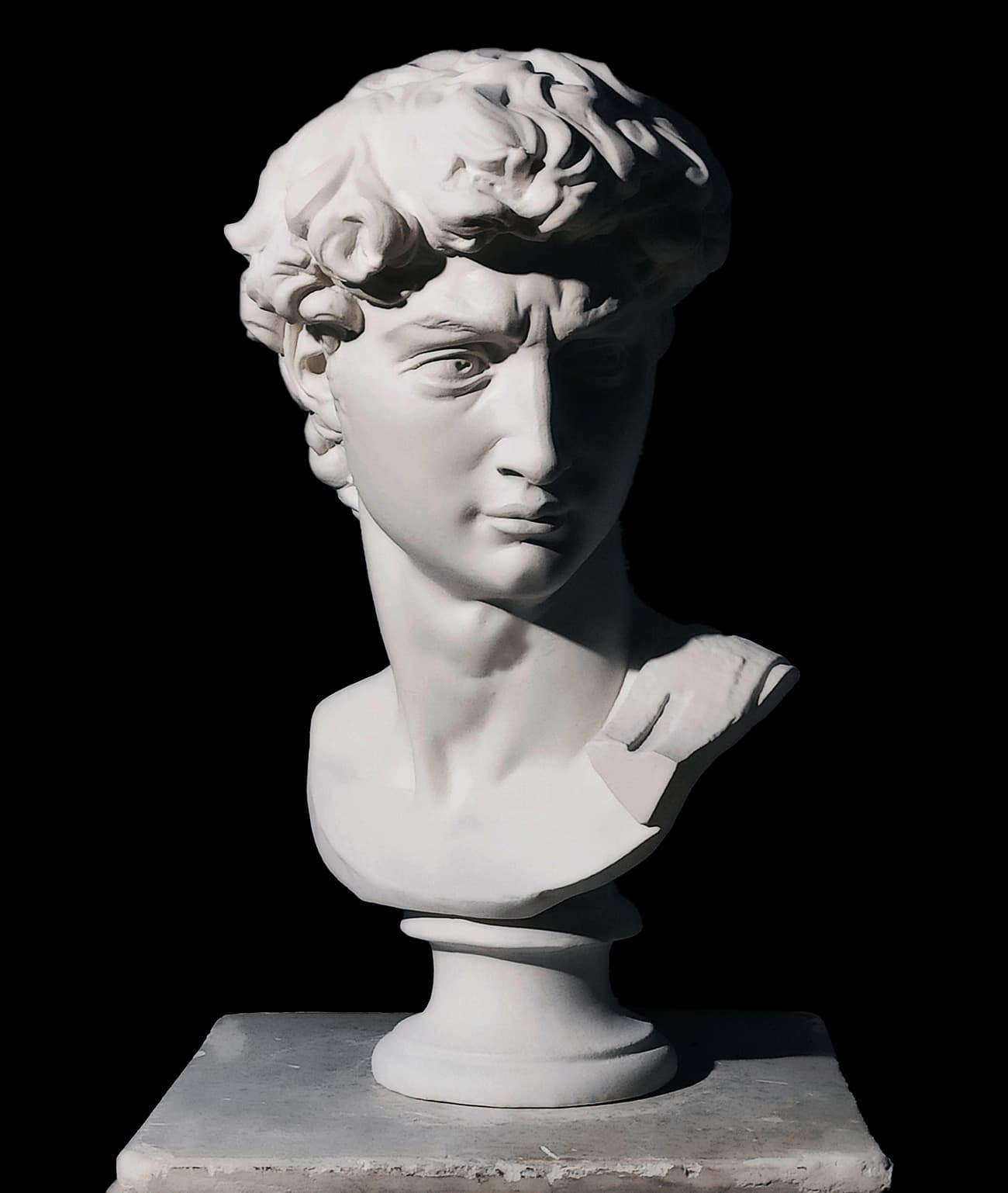 Bust of David by Michelangelo – Ancestral Sculptures