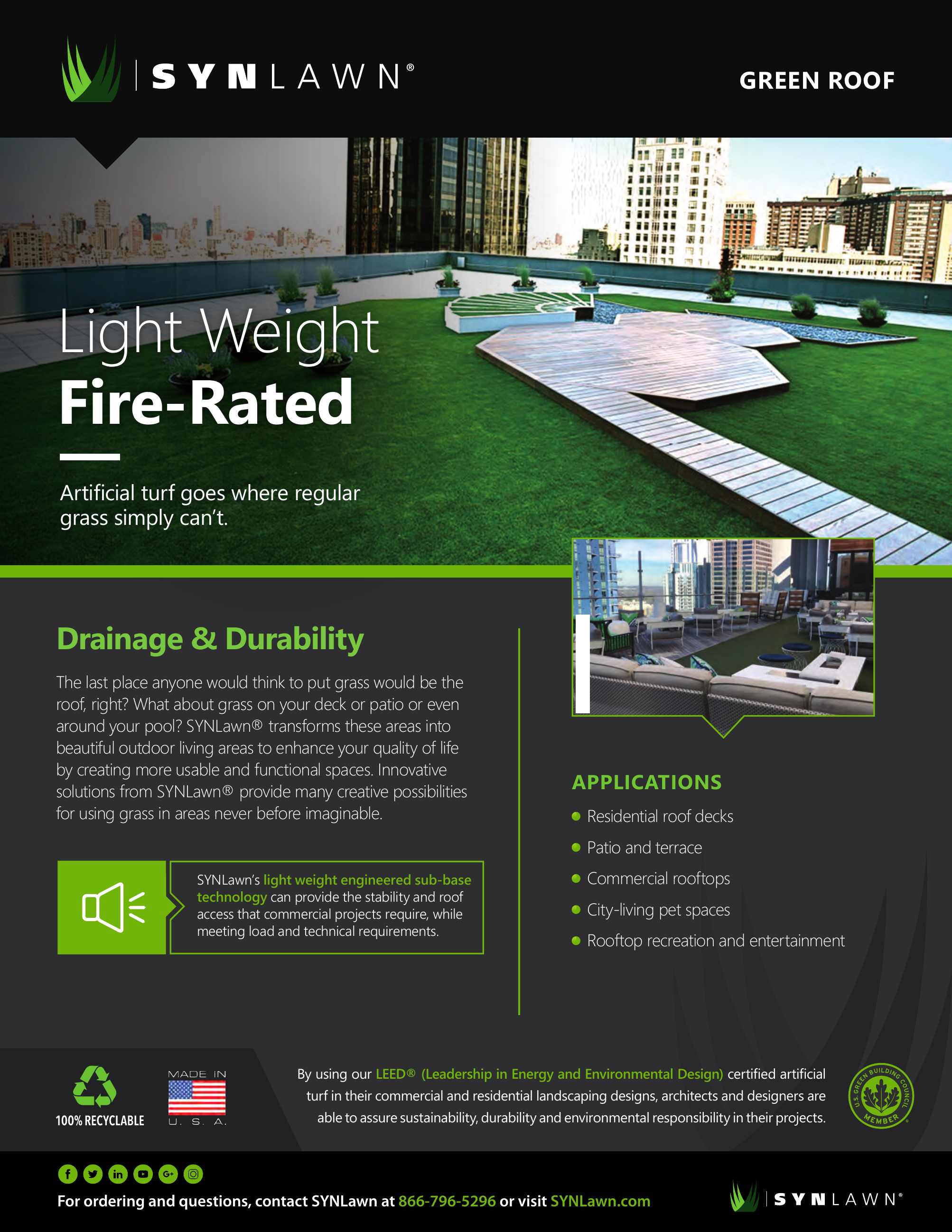 Synlawn, Catalogs, Built for Performance | ARCAT