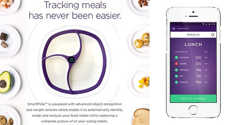 Instantly Track And Analyze Everything You Eat With The 'SmartPlate'