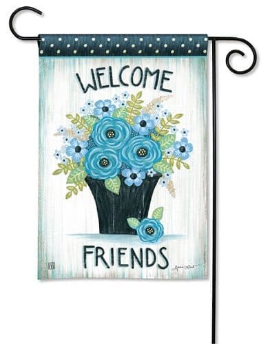 Welcome Friends Garden Flag | Spring Flags | Garden Flags