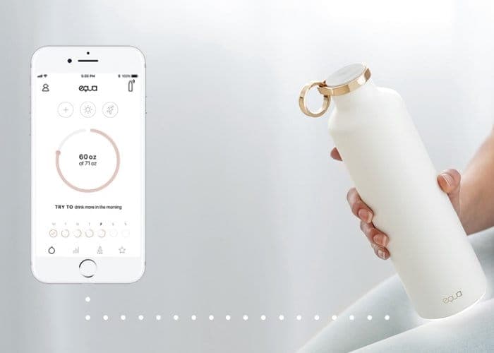 EQUA Smart Water Bottle Monitors Your Consumption - Geeky Gadgets
