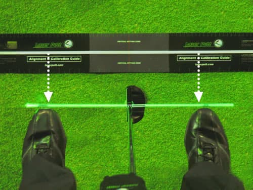 Laser Putt, the most accurate putting aid in golf today!