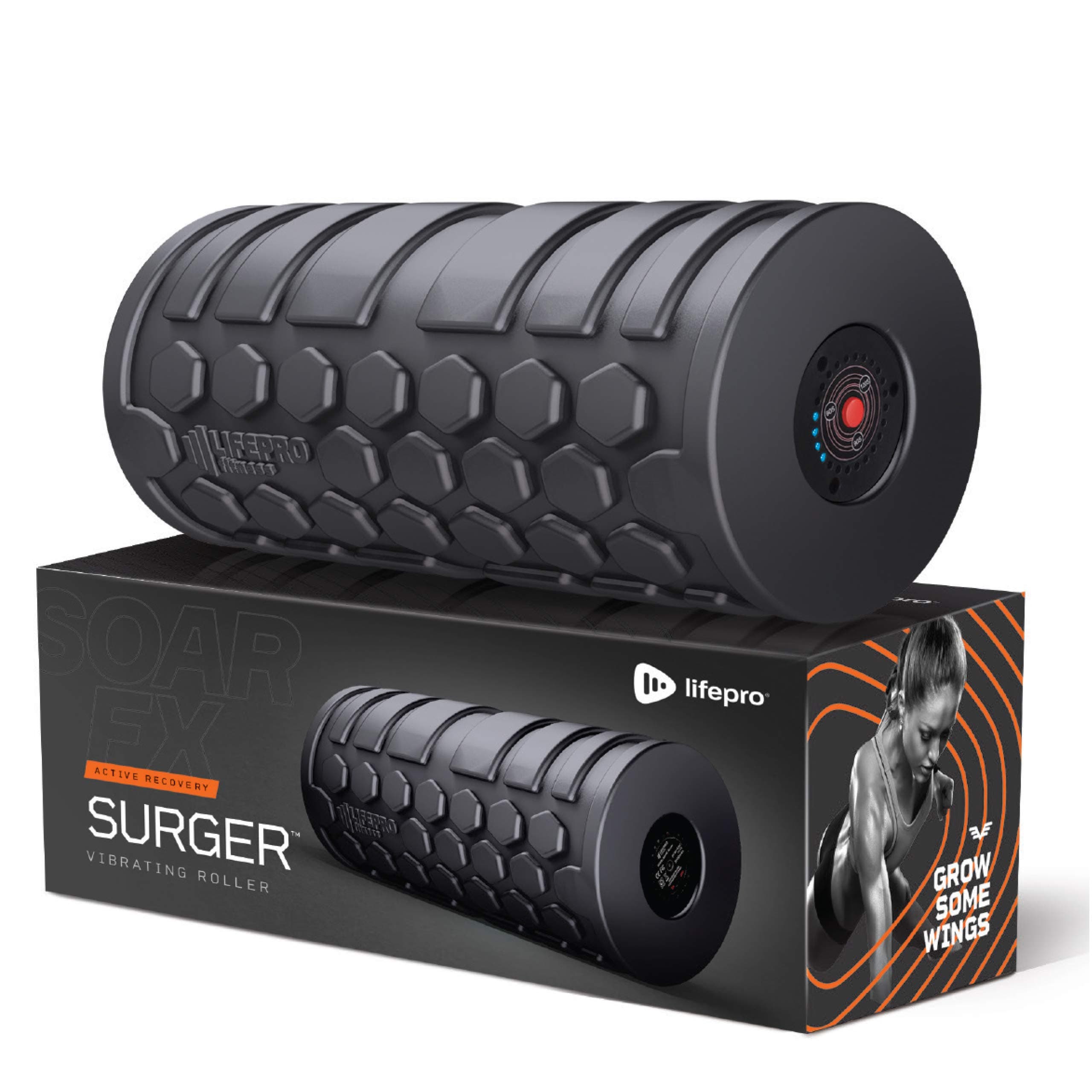 Lifepro 4-Speed Vibrating Foam Roller - High Intensity Muscle ...