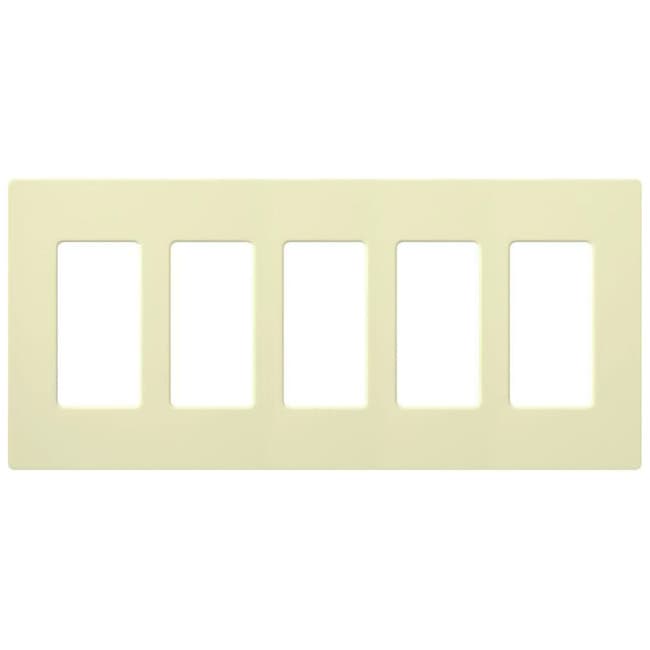 Claro Designer Style Wall Plate by Lutron | cw-5-al | LUT5781