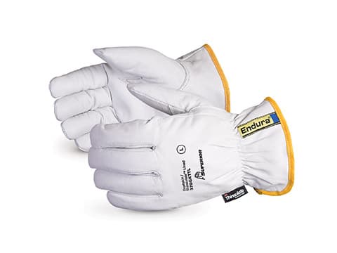 Endura® Goatskin Winter Leather Driver Gloves | Cold Weather Leather ...