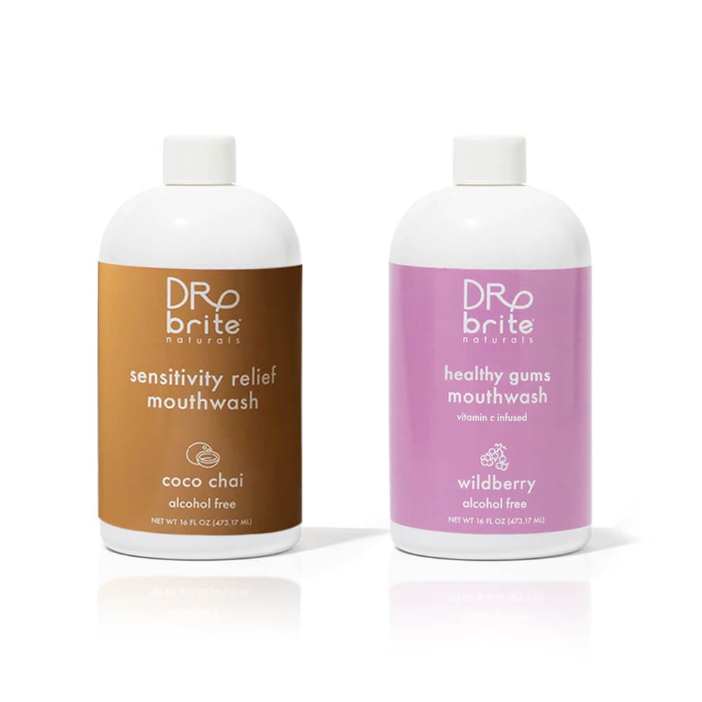 Dr. Brite Natural Whitening Mouthwash | Coco Chai and Wildberry