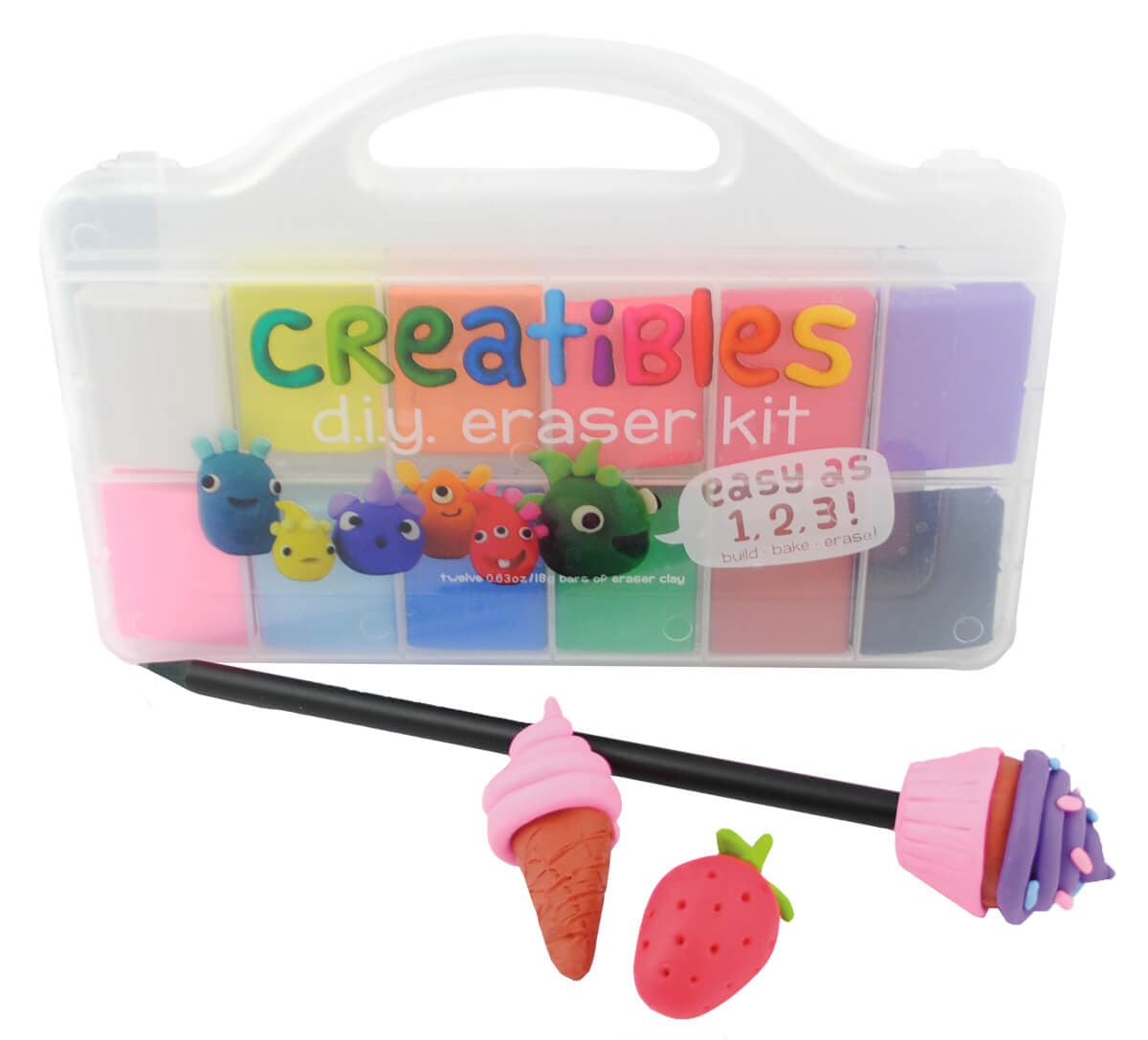 Creatibles DIY Erasers kit (gör egna suddgummin) - Ooly | Presenteriet.se