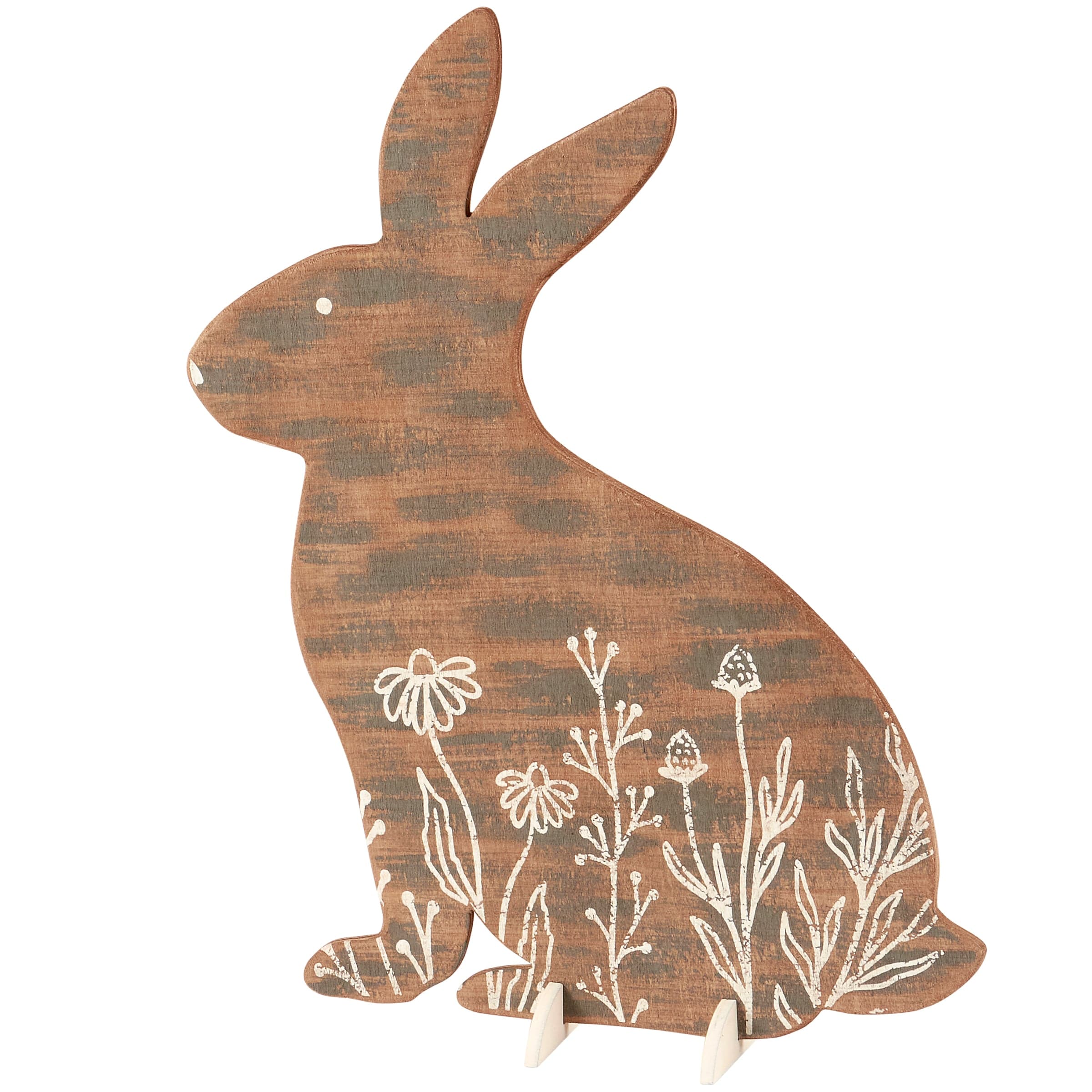 Floral Bunny Wall Decor | Primitives By Kathy