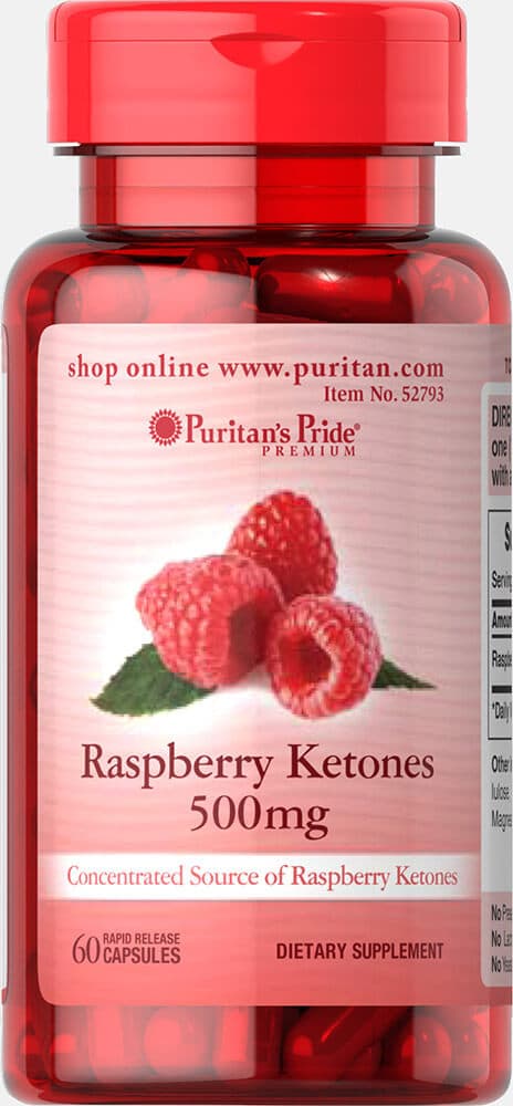 Puritan's Pride Raspberry Ketones 500 mg - 60 Capsules | eBay