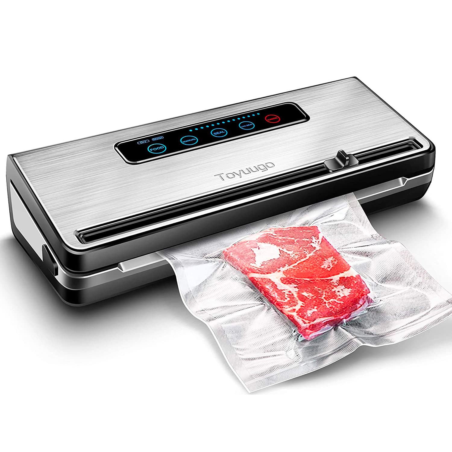 Toyuugo 3 in 1 Automatic/Manual Food Vacuum Sealer Machine incl. Roll ...